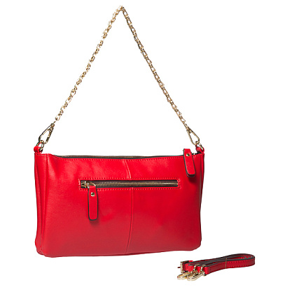 E2010-81 коралл сумка женская (кожа) Fancy's bag