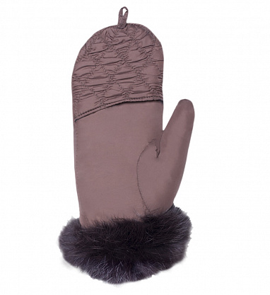 27.1-4 коричневые рукавицы женские Fancy's bag