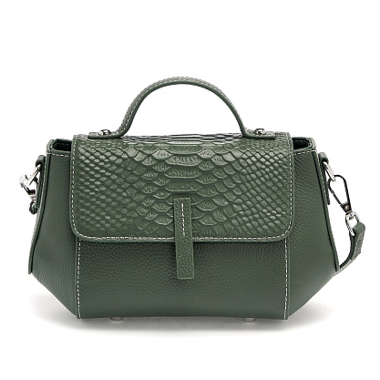 JS-1802-65 зеленая сумка женская (кожа) Jane's Story