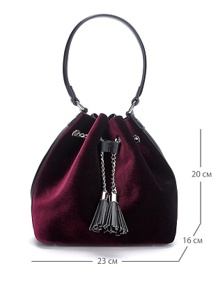 MDD-9604-03 бургунди сумка женская Jane's Story