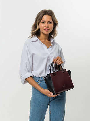 AJ-88018S-03 бургунди сумка женская (кожа) Jane's Story