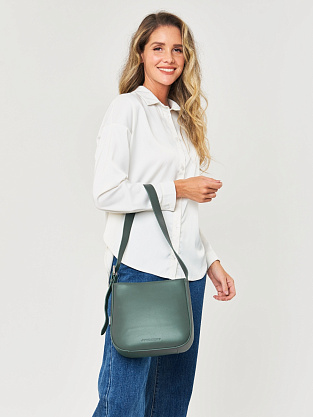 JS-180236-65 зеленая сумка женская (кожа) Jane's Story