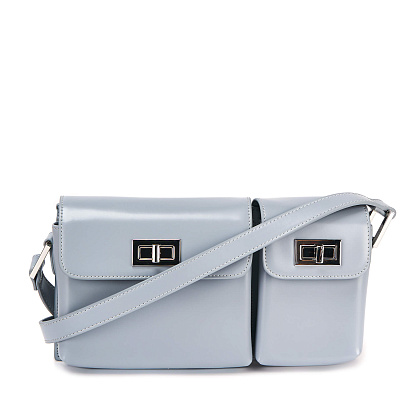 JS-96550-77 серая сумка женская (кожа) Jane's Story