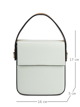 JS-0459-62 белая сумка женская (кожа) Jane's Story