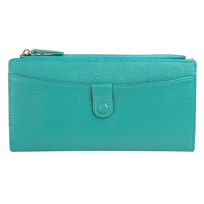 H-01-8180-71 светло-зеленый кошелек женский (кожа) Jane's Story