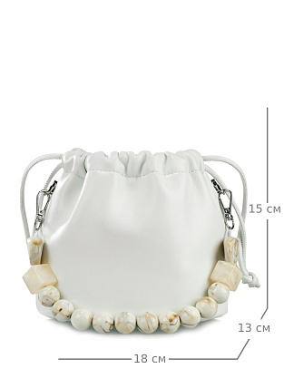 JS-1901-62 белая сумка женская Jane's Story