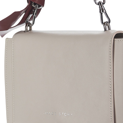 QZ-CK13-77 серая сумка женская (кожа) Jane's Story