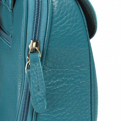 MK-5511-82 голубой рюкзак женский (кожа) Jane's Story