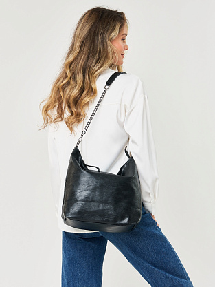 JS-8168-04 черная сумка женская Jane's Story