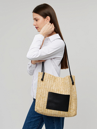 JS-2128-04 черная сумка женская Jane's Story