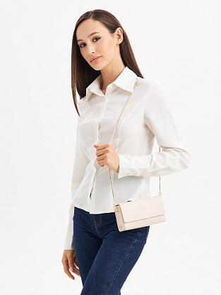 JS-9998-62 белая сумка женская (кожа) Jane's Story