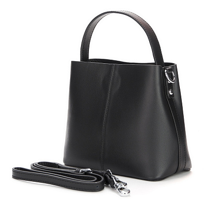 FL-9070-3-04 черная сумка женская (кожа) Jane's Story