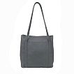 ED-2018-77 серая сумка женская Jane's Story (кожа)
