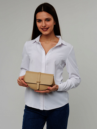 JS-1778-61 бежевая сумка женская (кожа) Jane's Story