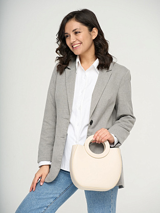 JS-180109-76 слоновая кость сумка женская (кожа) Jane's Story