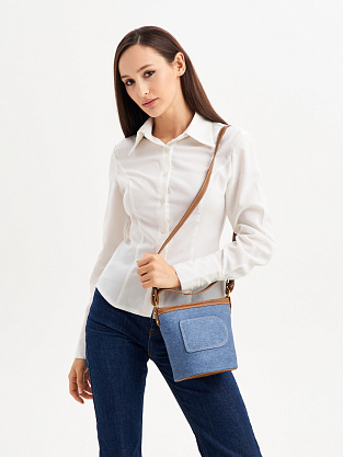 JS-3078-60 синяя сумка женская Jane's Story