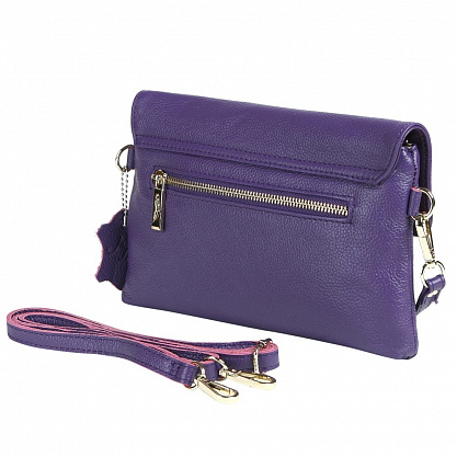 XL-336-74 фиолетовая сумка женская (кожа) Jane's Story