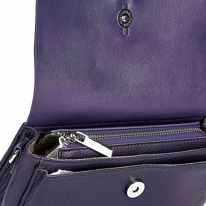 HMG-1818-74 фиолетовая сумка женская (кожа) Jane's Story