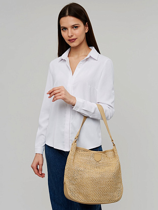 JS-3125-61 бежевая сумка женская Jane's Story