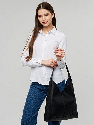 JS-099-04 черная сумка женская (кожа) Jane's Story