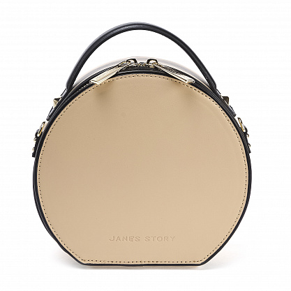 JS-J0202-61 бежевая сумка женская (кожа) Jane's Story