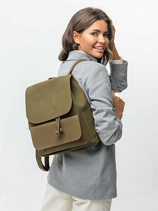 XX-9011-65 зеленый рюкзак женский Jane's Story