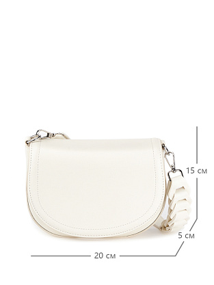 JS-5532-62 белая сумка женская Jane's Story