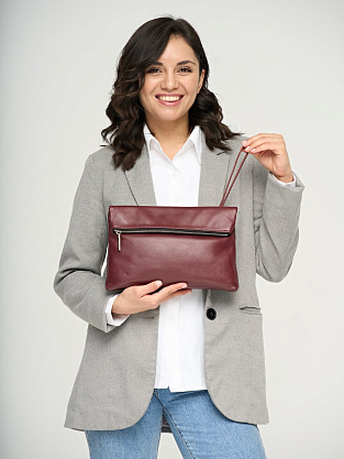 KS-5821-03 бургунди сумка женская (кожа) Jane's Story