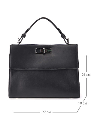 JS-9730-04 черная сумка женская (кожа) Jane's Story
