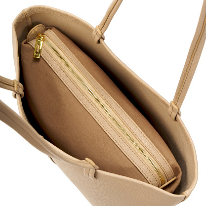 JS-KS-9759-61 бежевая сумка женская (кожа) Jane's Story