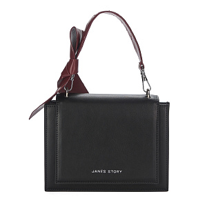 Женская сумка кросс-боди черная QZ-CK13-04 натуральная кожа