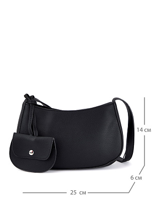 JS-0032-04 черная сумка женская Jane's Story