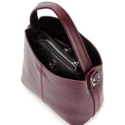 FL-9070-3-03 бургунди сумка женская (кожа) Jane's Story