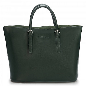 Женская сумка-тоут зеленая ID-6001-65 натуральная кожа