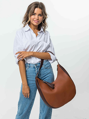 GD-C266-1-09 коричневая сумка женская Jane's Story