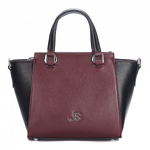 Женская сумка-тоут красная AJ-88018S-03 натуральная кожа