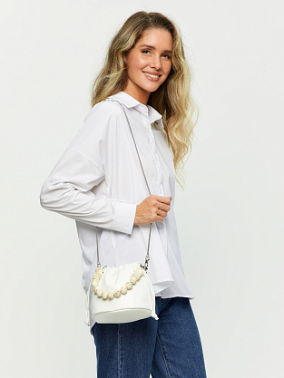 JS-1901-62 белая сумка женская Jane's Story