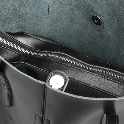 OL-88705-04 черная сумка женская (кожа) Jane's Story