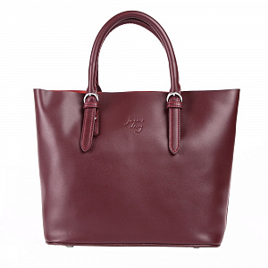 Женская сумка классическая красная  ID-6001-1-03 натуральная кожа