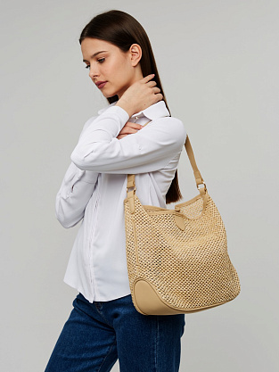 JS-3125-61 бежевая сумка женская Jane's Story