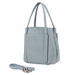 ED-2017-70 голубая сумка женская Jane's Story (кожа)