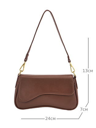 JS-5082-09 коричневая сумка женская Jane's Story