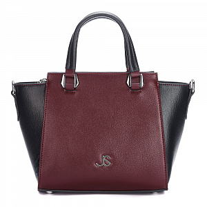 Женская сумка-тоут красная AJ-88018L-03 натуральная кожа