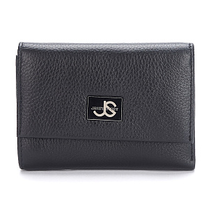 Женский кошелек черный XF-8760-04 натуральная кожа