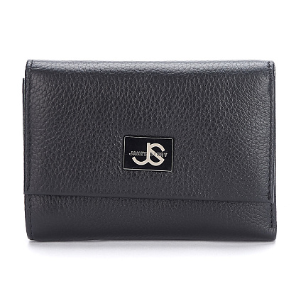 XF-8760-04 черный кошелек женский (кожа) Jane's Story