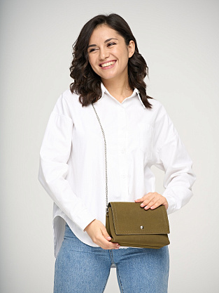 NW-836-65 зеленая сумка женская Jane's Story