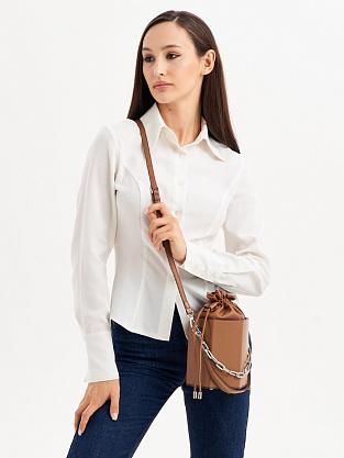 JS-JO480-61 бежевая сумка женская (кожа) Jane's Story