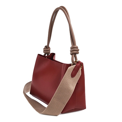 JS-88731-12 красная сумка женская (кожа) Jane's Story