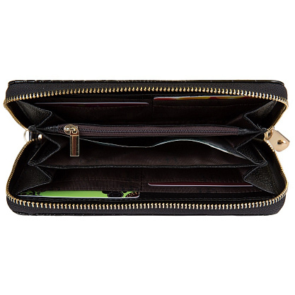 K-C-8210-04 черный кошелек женский (кожа) Jane's Story