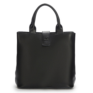 Женская сумка-тоут черная WW-F222-04 натуральная кожа